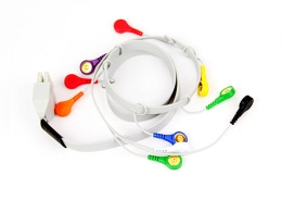 Dynamic electrocardiogram lead wire harness