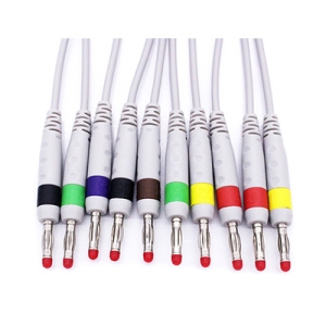 10 leads ECG cable