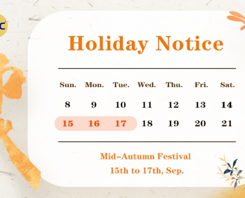 Mid-Autumn Festival Holiday Notice