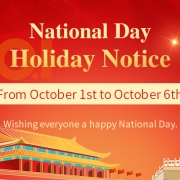 Holiday Notice for National Day