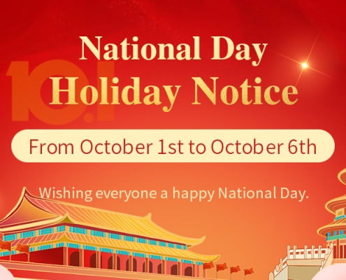 Holiday Notice for National Day