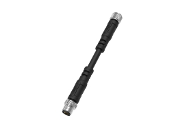 M8 Cable Harness – Straight Male to Straight Female Connector Assembly