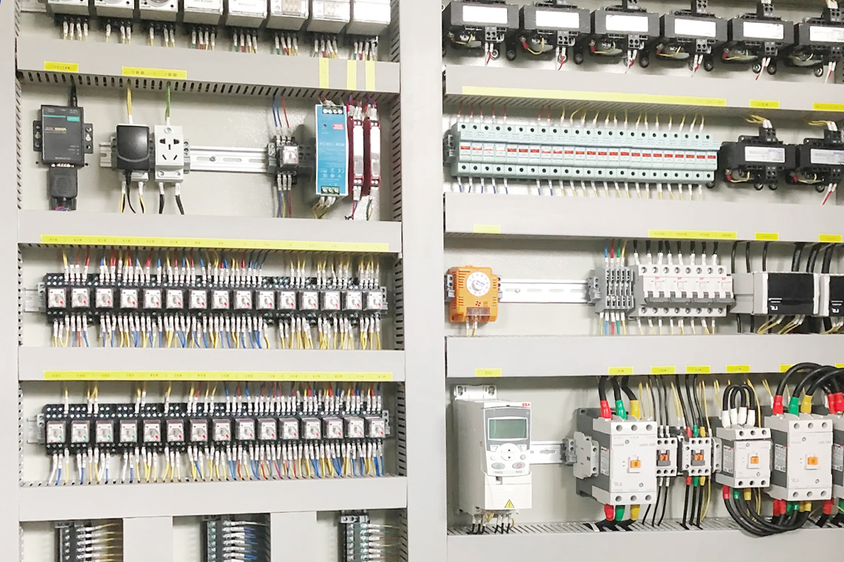 panel and cabinet integration for controlling wire harness panel and cabinet integration for controlling wire harness