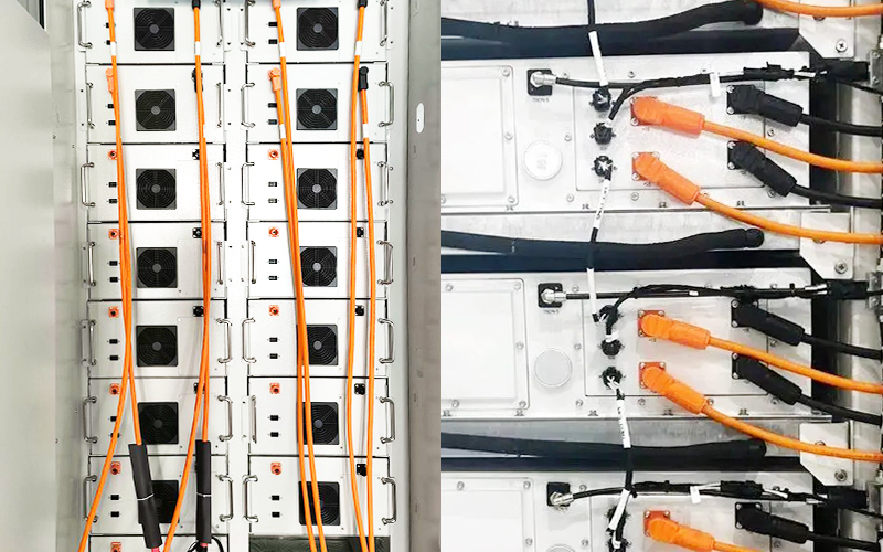 Creepage clearance and serviceable battery pack harness design