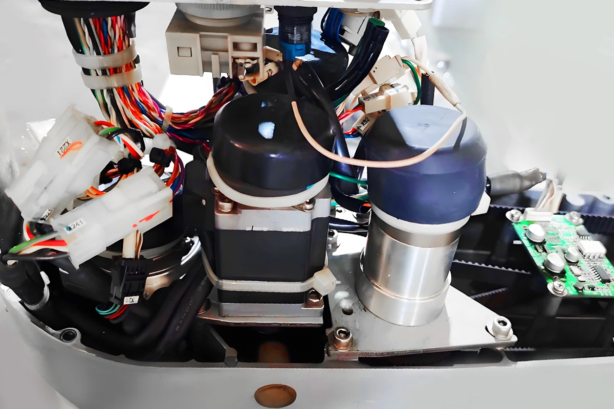 compact robotic subsystem wiring