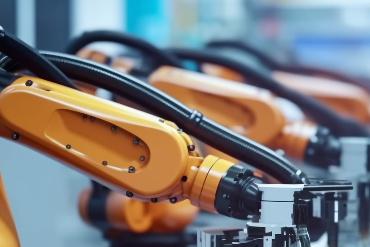 robot harness protection and strain relief