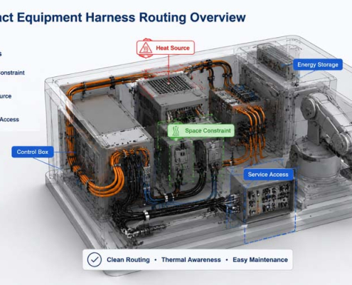 Compact Equipment Wire Harness Routing Overview .