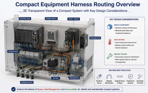 Compact Equipment Harness Routing Overview