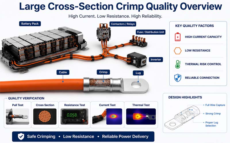 Large Cross-Section Crimp Quality Overview .