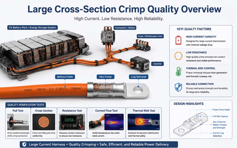 Large Cross-Section Crimp Quality Overview