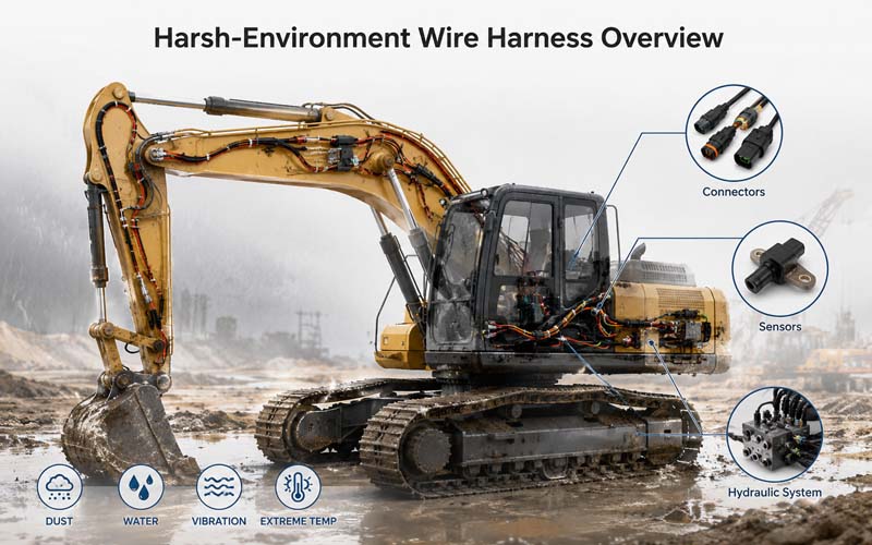 Harsh-Environment Wire Harness Overview