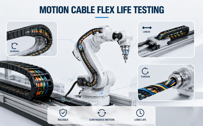 Motion Cable Flex Life Testing Overview