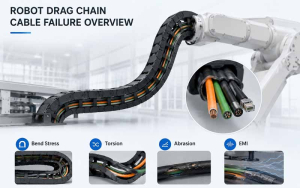 Robot Drag Chain Cable Failure Overview.