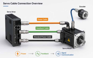 Servo Cable vs Feedback Cable vs Power Cable Overview
