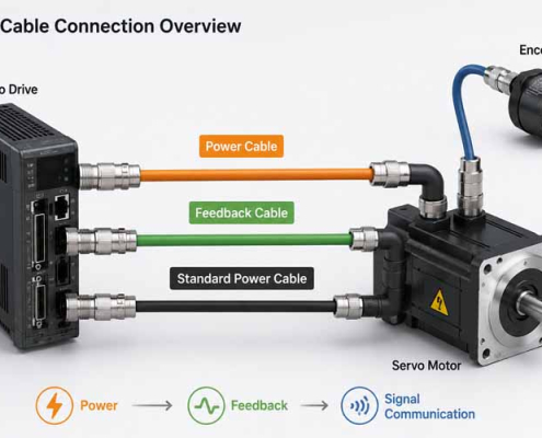 Servo Cable vs Feedback Cable vs Power Cable Overview
