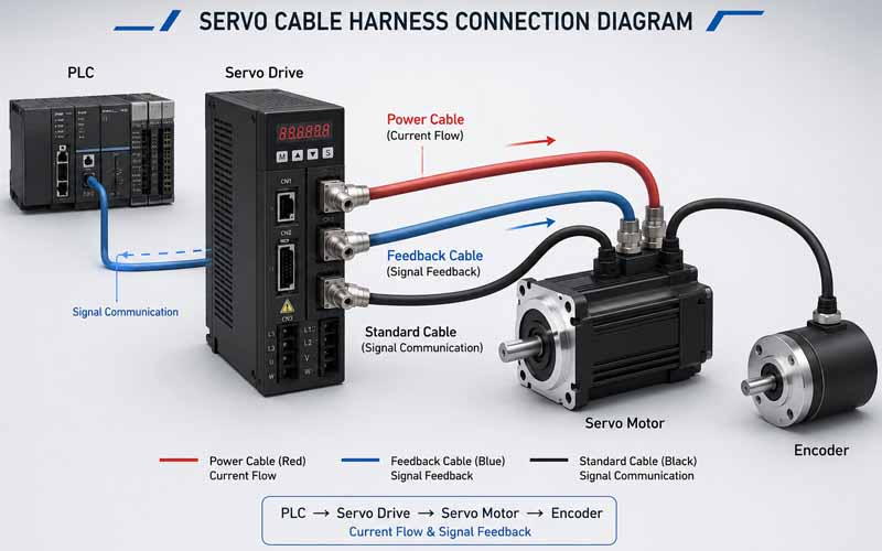 Servo System Cable Architecture