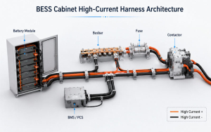 BESS Cabinet High-Current Wire Harness Architecture