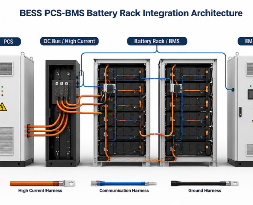 BESS PCS-BMS-Battery Rack Integration Architecture