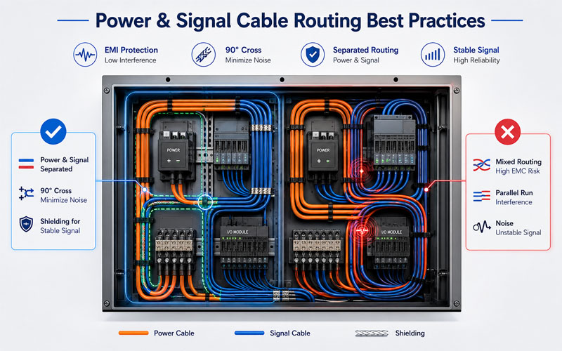 Power & Signal Cable Routing Best Practices