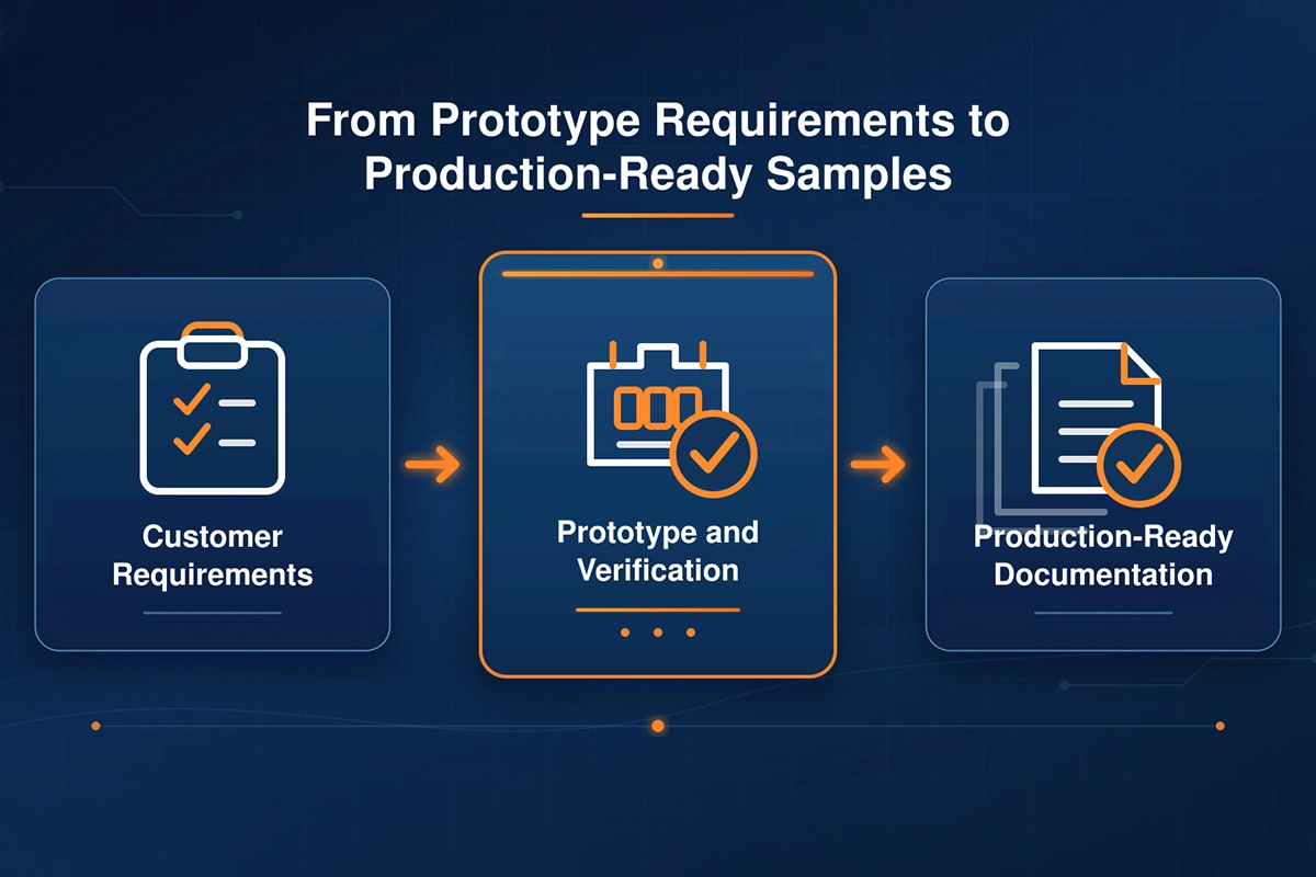 Prototype requirements and production-ready sample workflow Prototype requirements and production-ready sample workflow
