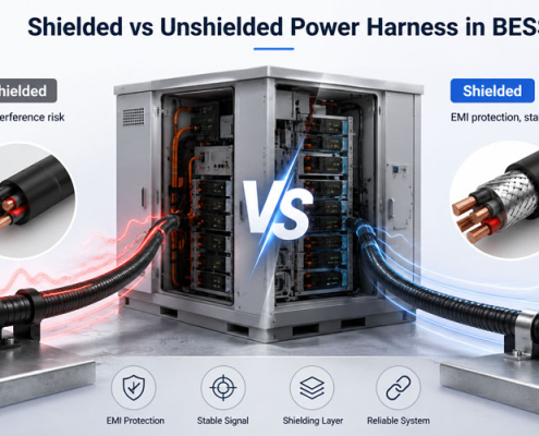 Shielded vs Unshielded Power Harness in BESS