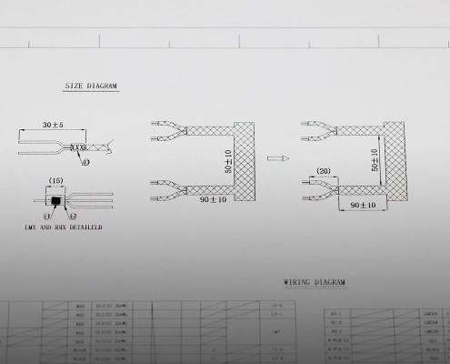 custom wire harness development support