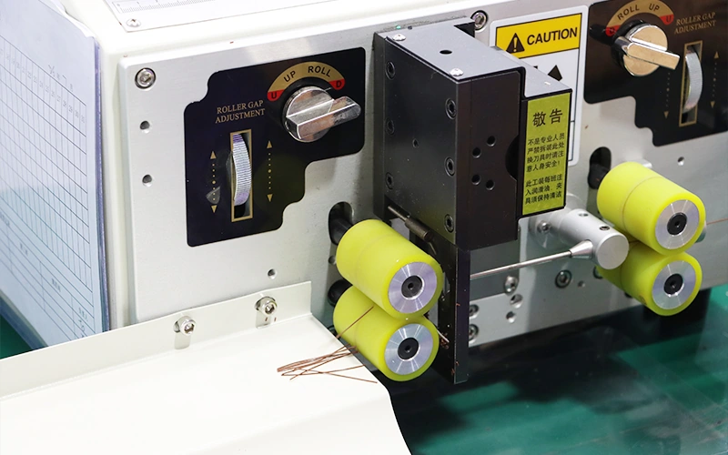 M12 cable assembly manufacturing process - wire cutting