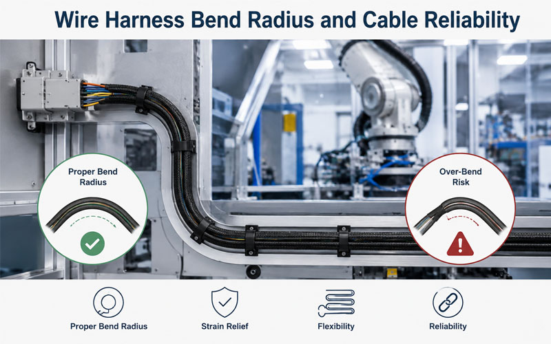 Wire Harness Bend Radius and Cable Reliability