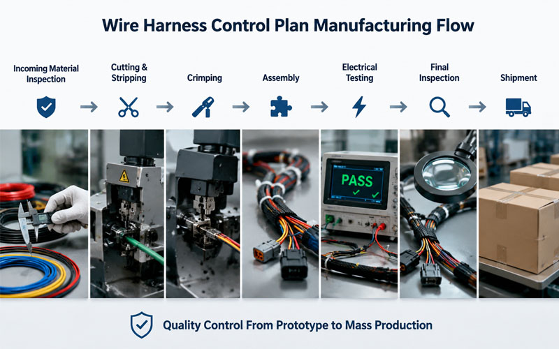 Wire Harness Control Plan Manufacturing Flow