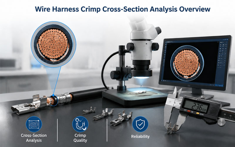 Wire Harness Crimp Cross-Section Analysis Overview