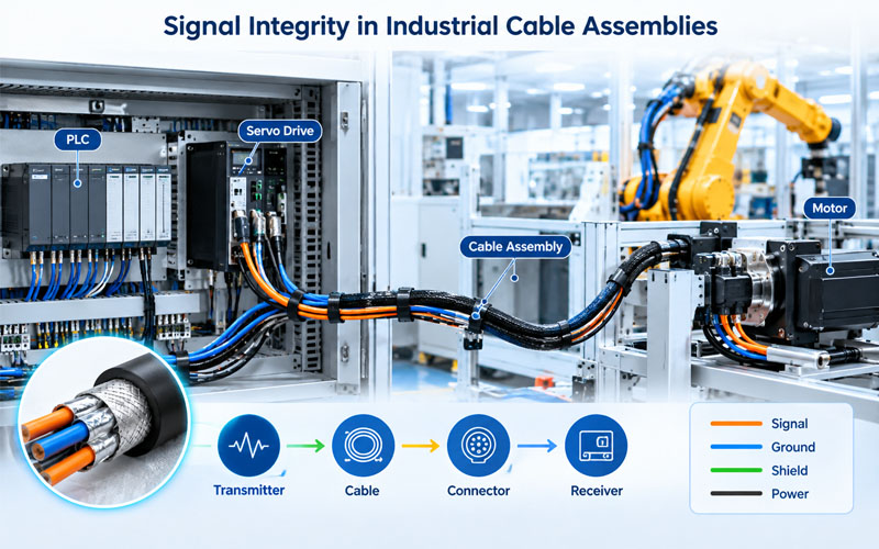 Signal Integrity in Industrial Cable Assemblies