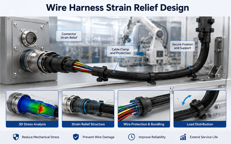 Wire Harness Strain Relief Design