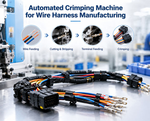 Automated Crimping Machine for Wire Harness Manufacturing