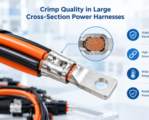 Crimp Quality in Large Cross-Section Power Harnesses