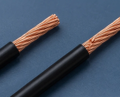 Conductor nicking in wire harnesses compared with an undamaged stripped wire
